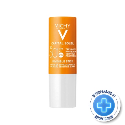 Vichy Capital Soleil SPF50+ Стик за чувствителни зони за лице и тяло 9 g