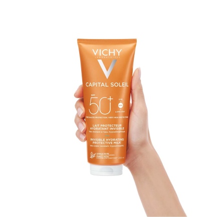 Vichy Capital Soleil SPF50+ Слънцезащитно хидратиращо мляко за лице и тяло 300 ml
