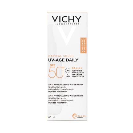 Vichy Capital Soleil UV-Age Daily SPF50+ Флуид против поява на признаци на фотостареене 80 ml