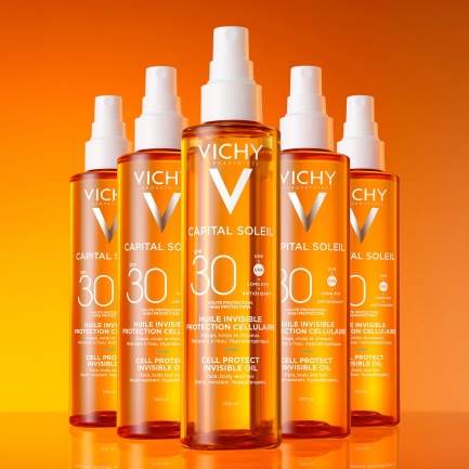 Vichy Capital Soleil SPF30 Защитно масло за лице, тяло и краищата на косата 200 ml