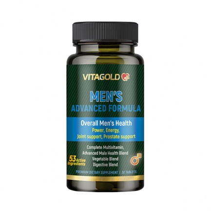 Men’s Advanced Formula – супер формула в подкрепа на мъжкото здраве, 30 таблетки