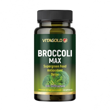 Броколи Макс (Broccoli Max) - антиоксидант, детоксикация, имунитет, 30 капсули