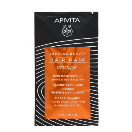 Apivita Подхранваща маска за коса с портокал 20 ml