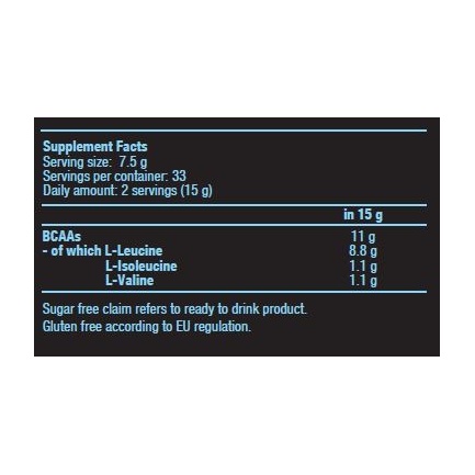 BCAA 8:1:1 Zero Ice tea Peach