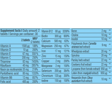 Multivitamin for Women / 60tabs.