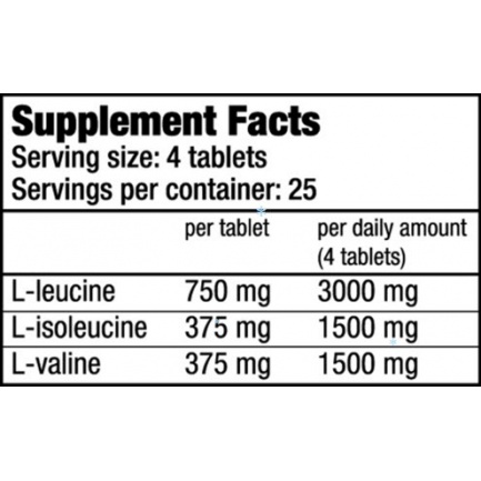 BCAA 6000 / 100 Tabs.