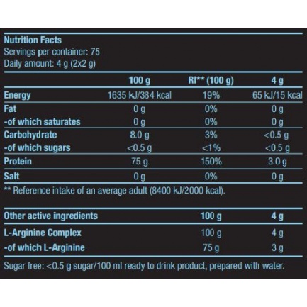 L-Arginine / 300g. Unflavored
