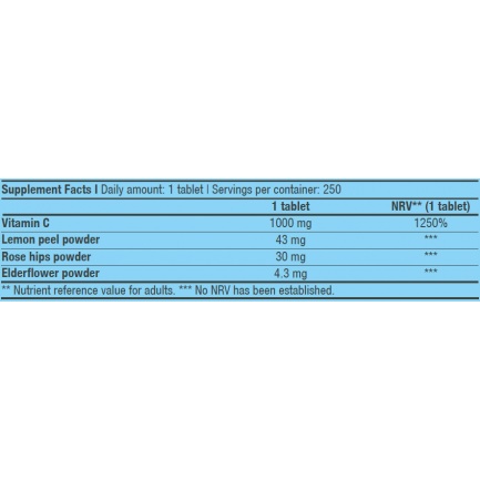Vitamin C 1000mg. Bioflavonoids / 250 Tabs.