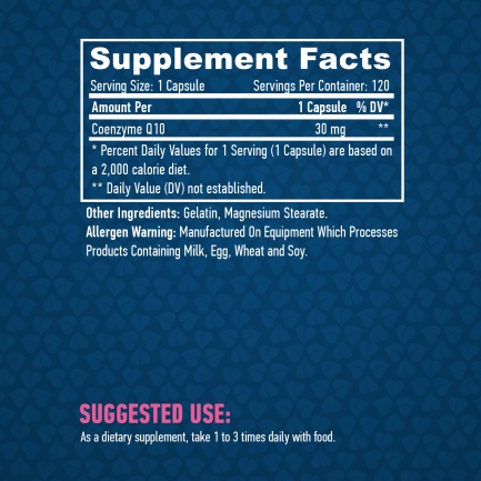 Co-Q10 30mg. / 120 caps.