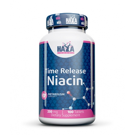 Niacin /Time Release/ 250mg / 100 Tabs.