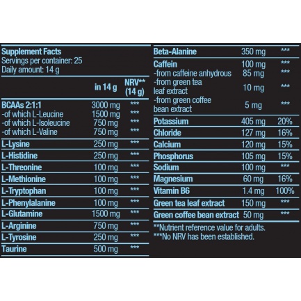 Amino Energy Zero with Electrolytes Lime