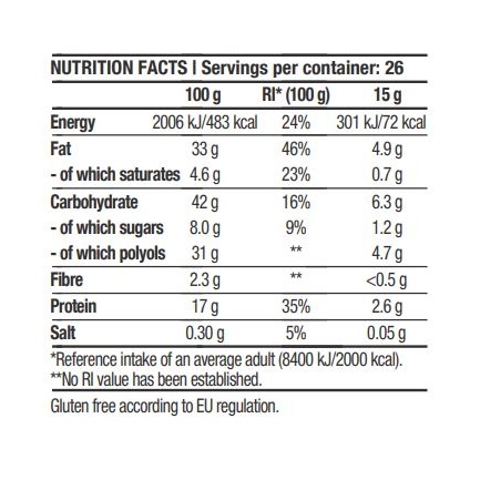 Protein Cream Hazelnut and cocoa cream