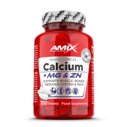 Calcium + Mg & Zn 100 Tabs.