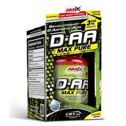 D-AA /D-Aspartic Acid/ 100 Caps.