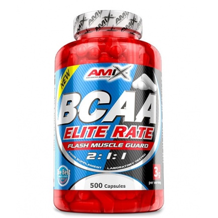 BCAA Elite Rate 500 Caps.