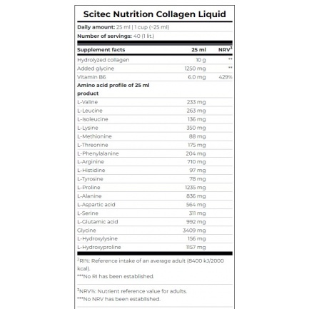 Collagen Liquid 1000 ml. Wild berry