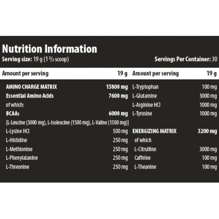Amino Charge / 30 Serv. Blue raspberry