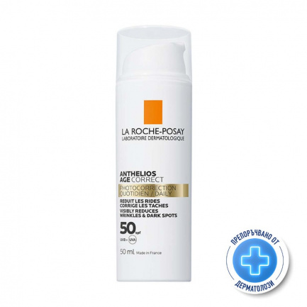 Anthelios Age Correct SPF50 Противостареещ слънцезащитен крем за лице 50 ml