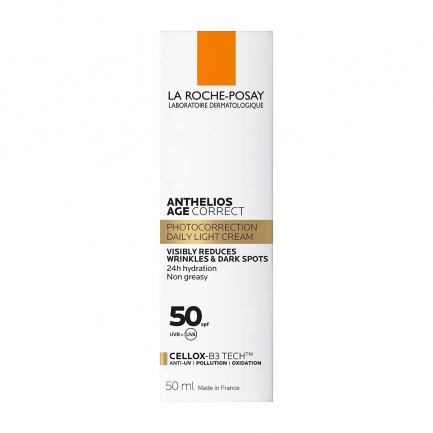 Anthelios Age Correct SPF50 Противостареещ слънцезащитен крем за лице 50 ml