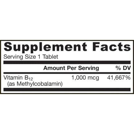 Methyl B-12 1000mcg / 100 Lozenges