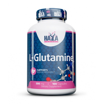 Haya Labs L-Glutamine 500 mg x100 капсули