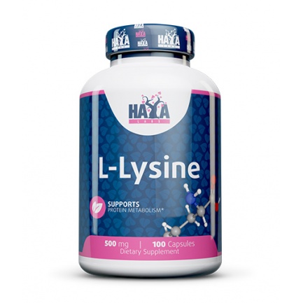 L-Lysine 500mg. / 100 Vcaps.