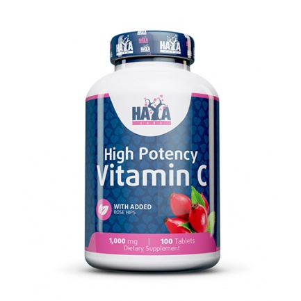 High Potency Vitamin C 1,000mg with Rose Hips 100 tabs.