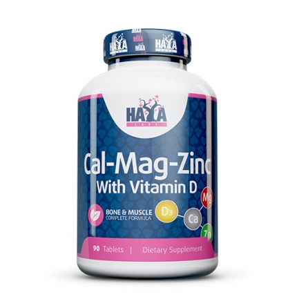 Calcium Magnesium & Zinc with Vitamin D / 90 Tabs.