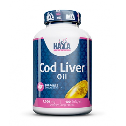 Cod Liver Oil 1000mg. / 100 Softgels