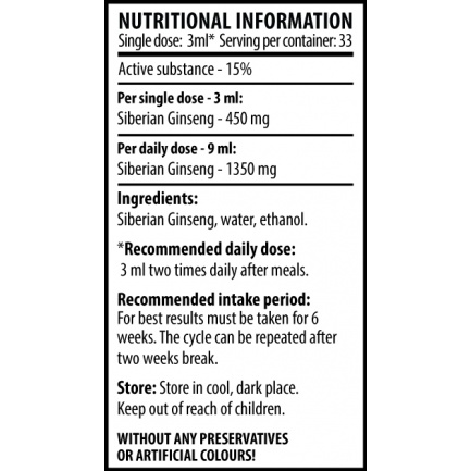 Siberian Ginseng MAX