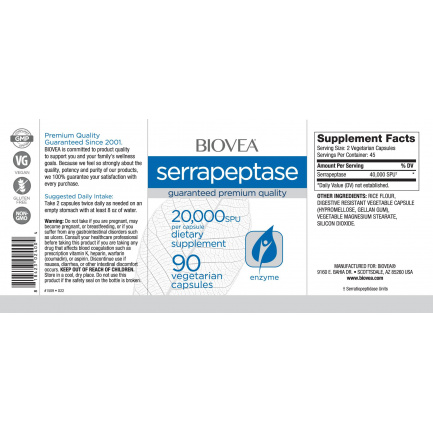 Serrapeptase 40000 SPU