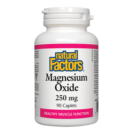 Natural Factors Магнезий (оксид) 250 mg х90 каплети