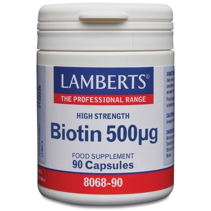 Lamberts Биотин 500 mg х90 таблетки