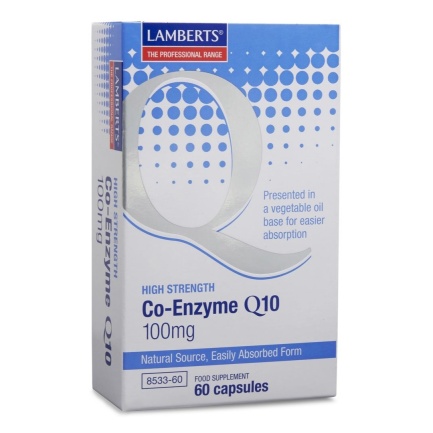 Lamberts Коензим Q10 100 mg х60 таблетки