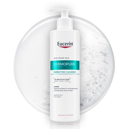 Eucerin® DERMOPURE CLINICAL Коригиращ измиващ гел 400 ml