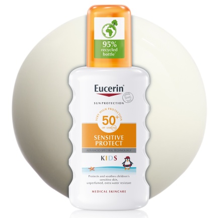 Eucerin Sensitive Protect SPF50+ Слънцезащитен спрей за деца 200 ml