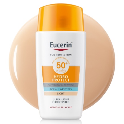 Eucerin Hydro Protect SPF50+ Слънцезащитен ултралек флуид за лице - Светъл 50 ml