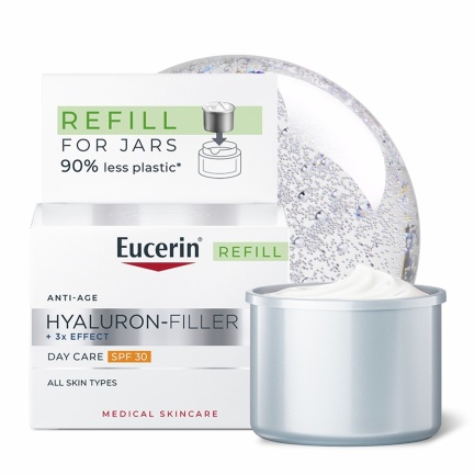 Eucerin® Hyaluron-Filler Дневен крем за всеки тип кожа SPF30 Пълнител 50 ml