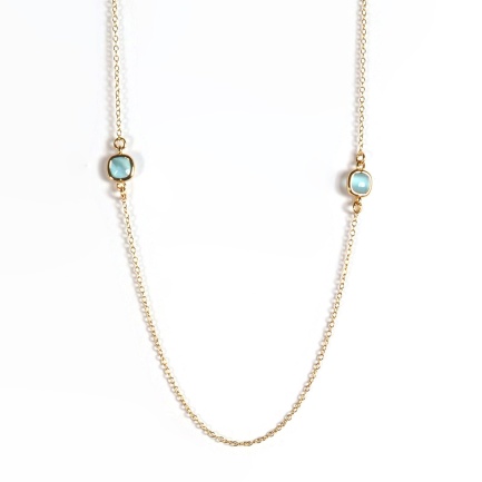 FARMA BIJOUX Колие кварцoво с тюркоаз 1GQ11