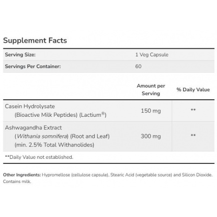 Ashwagandha Stress Relief | With Bioactive Milk Peptides