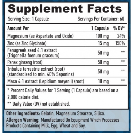 Testosterone Booster / 60 Caps.