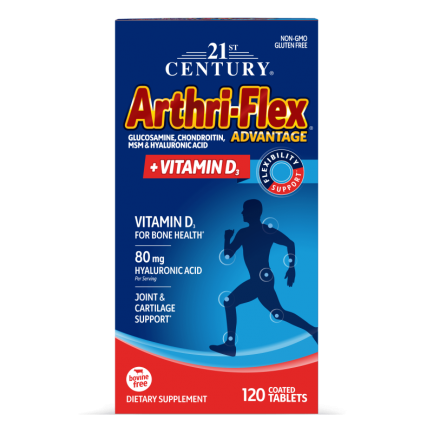 21st Century Arthri-Flex Advantage + Vitamin D3 - Ставен Комплекс | 120 tabs