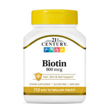 21st Century Biotin 800mcg - Биотин | 110 tabs