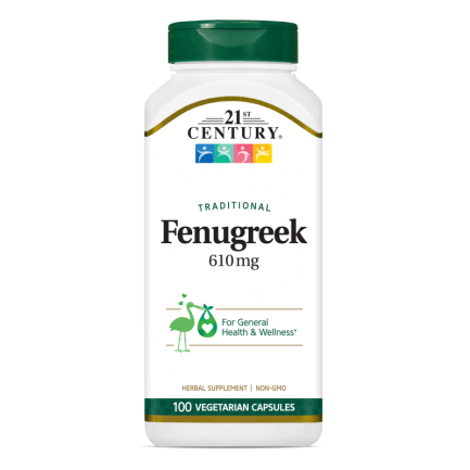 21st Century Fenugreek 610mg - Сминдух | 100 caps