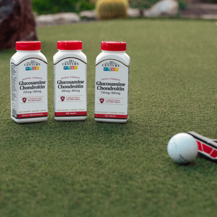 21st Century Glucosamine Chondroitin 500mg / 400mg - Double Strength - Ставен Комплекс | 60 caps