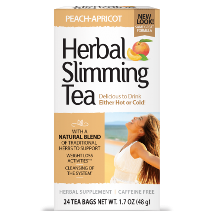 21st Century Herbal Slimming Tea - Peach Apricot - Чай за Отслабване | 24 bags