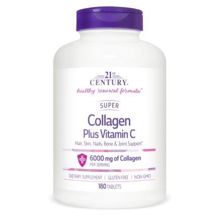 21st Century Super Collagen + Vitamin C - Колаген + Витамин C | 180 tabs