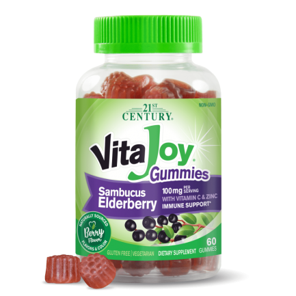 21st Century VitaJoy Sambucus Elderberry Gummies - Самбукус | 60 gummies