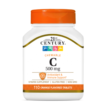 21st Century Vitamin C 500mg - Chewable - Витамин C | 110 chew