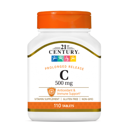 21st Century Vitamin C 500mg Prolonged Release - Витамин C | 110 tabs